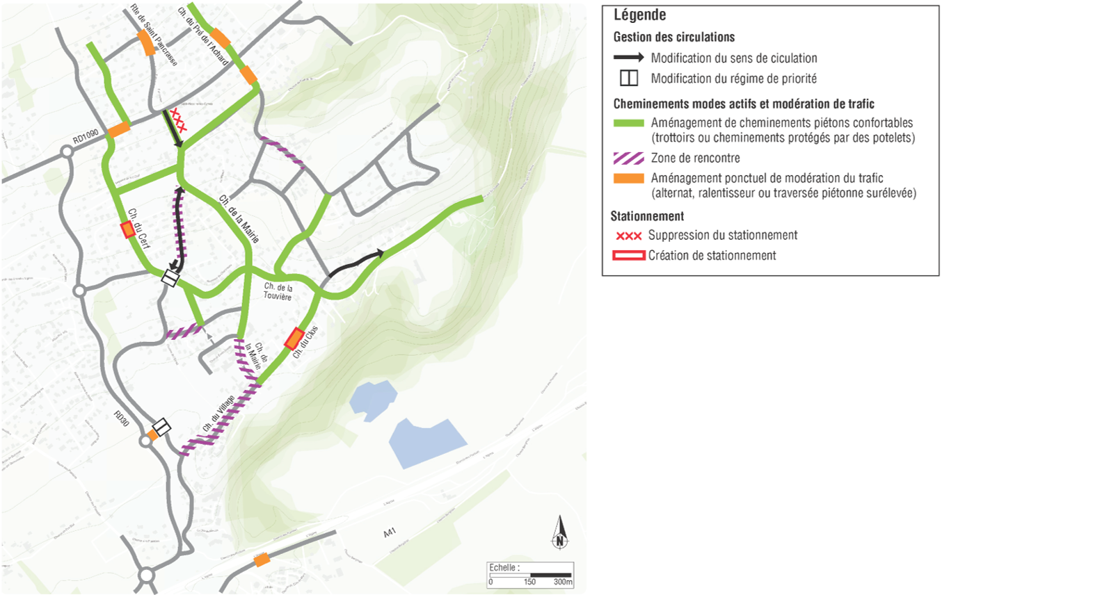 Problématiques de stationnement diurne sur la commune